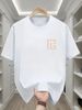 Men's 100% Cotton Stretch Fabric T-Shirt Casual Round Neck Short Sleeve With Print Ideal Gift Comfortable And Breathable For All Seasons Gift For Men_viptrois.com
