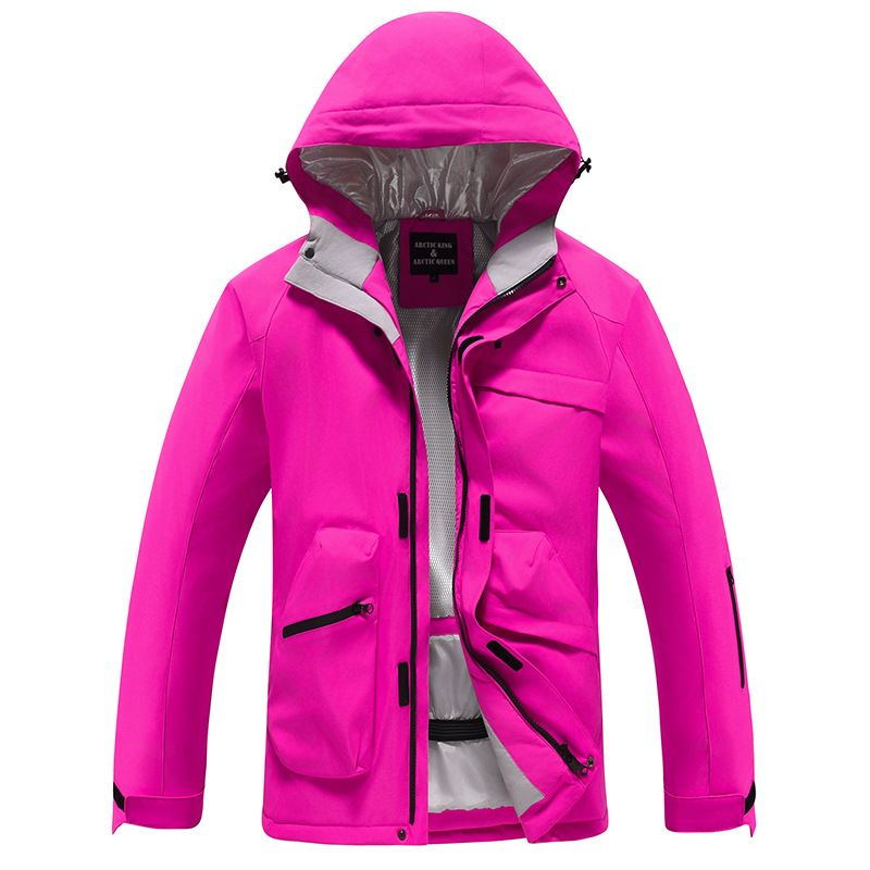 Unisex Waterproof Ski Jacket For Men & Women – Windproof Thermal Snowboarding Coat For All-Season Outdoor Adventures_viptrois.com