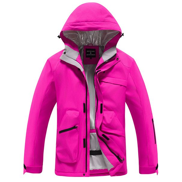 Unisex Waterproof Ski Jacket For Men & Women – Windproof Thermal Snowboarding Coat For All-Season Outdoor Adventures_viptrois.com
