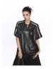 Summer New Jersey-style Patchwork Short-sleeve T-shirt For Men And Women, American-style Loose-fitting Couple's Sports_viptrois.com