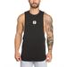 Fitness Vest Men's Sports Slim American Sweat-absorbing Breathable Running Base Bodybuilding Track And Field Training Clothes Sleeveless T-shirt_viptrois.com