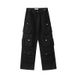 Premium Products Street Hiphop Workwear Men's Spring And Autumn Trendy Hip-hop Multi Pocket Casual Pa, Loose Straight Leg Floor Mop_viptrois.com
