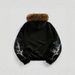 Men's Gothic Skull Print Hoodie With Detachable Faux Fur Hood Lining, Streetwear Pullover For Cold Weather_viptrois.com