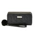 Women's Diamond Embroidery Long Wallet - Glitter Wristlet Clutch With Double Zipper & Multi-Card Slots (Elegant Solid Color Purse For Women)_viptrois.com
