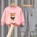 New Boys And Girls Suits Children's Spring And Autumn Style Sweatshirt Two Piece Suit Korean Style Handsome Middle And Large Children's Clothes Trend_viptrois.com