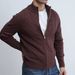 Men's Clothing Jacquard Stand Collar Autumn/Winter Jacquard Knit Cardigan – Slim Fit Stand Collar, British-Inspired Textured Sweater Coat_viptrois.com