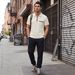 Men's Clothing Casual Zipper Pocket Short Sleeved Waffle Knit Short Sleeve T-Shirt With Zip Pocket - Slim Fit, Breathable Polyester (S-XXXL, 6 Colors)_viptrois.com