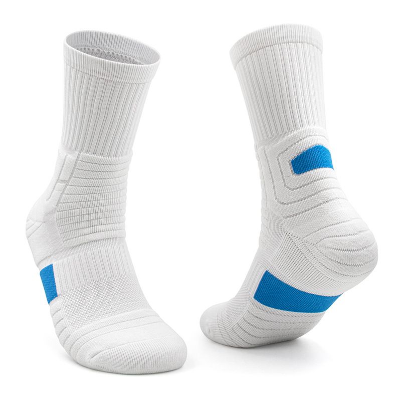 Shoe Accessories With Towel Bottom, Sweat Absorbing And Breathable Sports Socks, Mid Tube Outdoor Running Socks, Elite Professional Sports Socks_viptrois.com