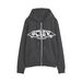 Harajuku Y2K Autumn Hooded Sweatshirt Zipper Butterfly Long Sleeve Loose Print Women's Hoodie Jacket_viptrois.com