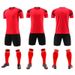 Men's Clothing competition training short-sleeved sports quick-drying women's jersey printed size football uniform suit male student_viptrois.com