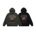 Men's Hooded Sweatshirt, Fleece Lined, Thickened, Trendy Shark Print, Loose Fit Pullover Hoodie_viptrois.com