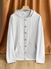 Men's Clothing Button-Up Linen Shirt – Oversized Casual Hooded Long-Sleeve (S-XXXL, Breathable Cotton-Linen Blend, Beach & Streetwear, Neutral Tones)_viptrois.com