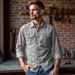 Men’s Clothing New Men's Shirts Large Size Hot Sale Casual Long Sleeve Tencel Denim Shirts Spring And Autumn_viptrois.com