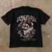 Cotton Short-sleeved Men's Summer Trendy Brand Retro Printing Half-sleeved Tee Loose And Breathable Casual Ins Style Versatile Top_viptrois.com