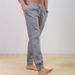 Men's Clothing European And American Independent Station Youth New Solid Color Cotton And Linen Loose Casual Cuff Trousers_viptrois.com