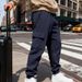 Men's Heavyweight Winter Workwear Joggers – Slim Tapered Utility Pants With Jacquard Detail_viptrois.com