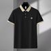 Men's Clothing Men's Short Sleeved Polo Shirt Summer Light Luxury Business Casual Tops Embroidered Lapel Middle_viptrois.com
