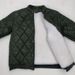 Men's Genuine Sheepskin Lined Winter Coat – Double-Breasted Fleece-Lined Jacket With Shearling Collar (Military Green, Sizes 32-36" Chest)_viptrois.com