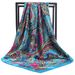 Unisex All vintage chain printed silk scarf satin color 90cm fashion square shawl woman_viptrois.com