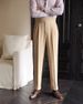 2025 New Spring And Autumn Men's Naples Medium And High Waist Straight Casual Trousers British Retro Versatile Trousers_viptrois.com