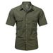 Men's Clothing Summer Short Sleeve Shirt Men's Outdoor Loose Tactical Shirt Casual Mountaineering Shirt Thin_viptrois.com