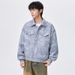 Men's Clothing Men's Wear | Autumn Lapel Men's Jacket 2025 New Printed Loose Plus Size Casual American Style Jacket Top_viptrois.com