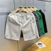 Men's Clothing Shorts Seersucker Versatile Casual Fashion Trend Loose Beach Shorts_viptrois.com