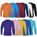 Men's Clothing Sports T Shirt Men's Training Quick Drying Clothes Fitness Clothes Autumn And Winter Thin Loose Casual Running Breathable Long Sleeves_viptrois.com