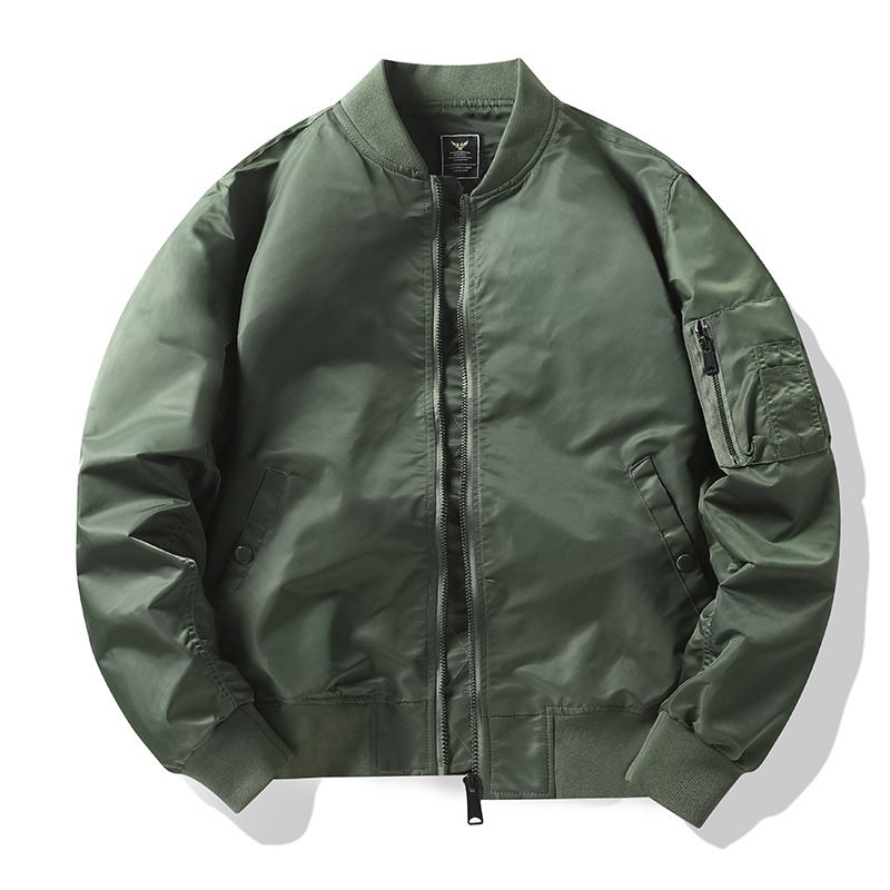 Men's Clothing Trend Brand Shawn Yue Baseball Jacket Men's Air Force Ma1 Pilot Jacket Thickened Cotton Coat Printed Embroidered Logo_viptrois.com