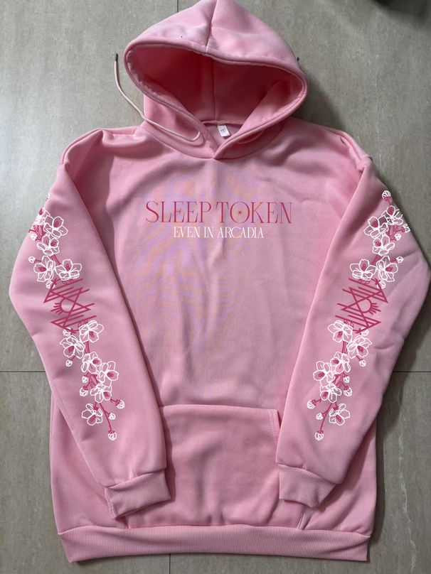 New Sweatshirt Even In Arcadia Floral Hoodie Baby Pink_viptrois.com