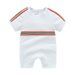 Baby Clothes, Clothing, Thin Style Boys And Girls, Summer Short Sleeved Jumpsuit For Newborns, Pure Cotton, Mesh Red,_viptrois.com
