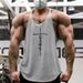 Men's Fitness Vest Summer Thin Shoulder Strap Bottoming Shirt American Loose I-shaped Back Pure Cotton Muscle Men's Gym Tide_viptrois.com