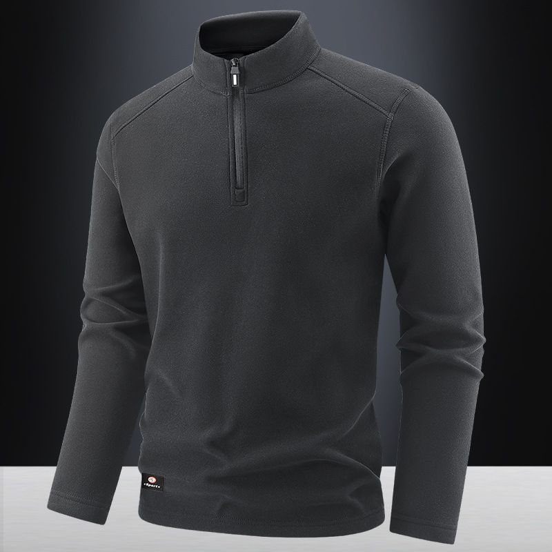 Premium Fleece Zip-Up Jacket For Men & Women - Thermal Lined Windproof Outdoor Pullover With Stand Collar - Autumn Winter Casual Streetwear_viptrois.com