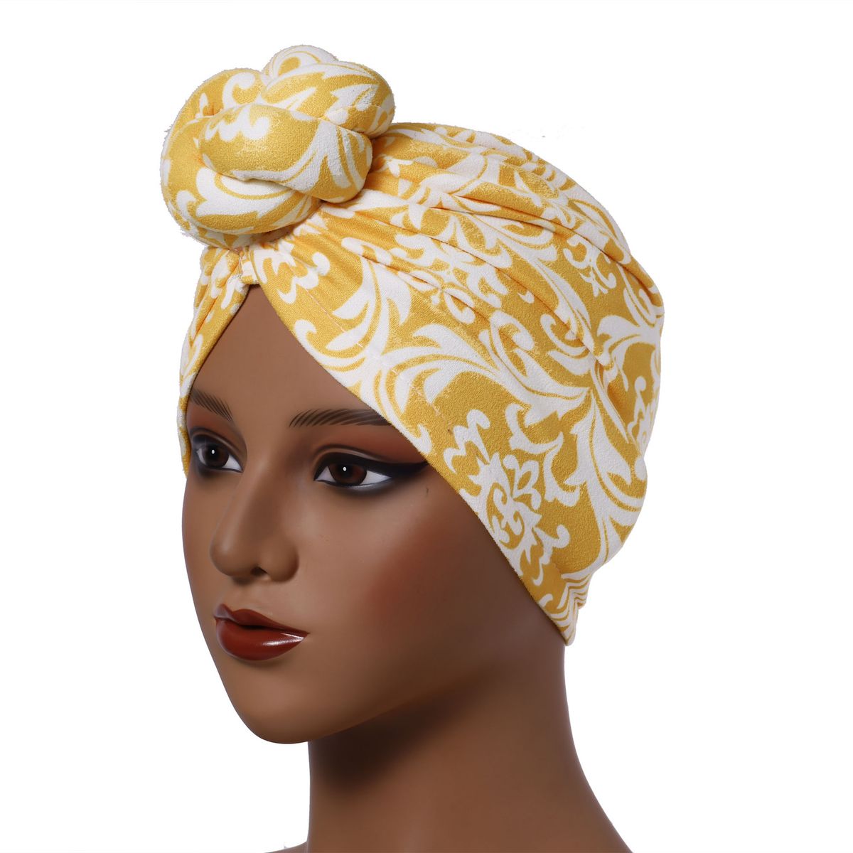 Deerskin Velvet Headscarf With Exaggerated Braided Flower – Decorative Headband (Luxury Hair Accessory)_viptrois.com