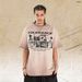 Street Style Plaid Print Reverse-dyed Distressed Frayed Edge Washed Men's T-shirt Trendy Brand T-shirt_viptrois.com