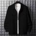 Men's Clothing Spring And Autumn Men's Casual Jacquard Small Plaid Loose Coat Shirt_viptrois.com