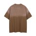 Men's Clothing Retro Fashion Brand Letters Old Washed Oversize Heavy Short Sleeved T Shirt_viptrois.com