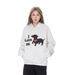 American High Street Cartoon Puppy Print Hoodie Unisex Autumn Winter Vibe Trend Loose Fit Sweatshirt_viptrois.com