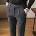 Men's Casual Trousers Autumn And Winter New Corduroy Trousers Slim Trendy Suit Trousers_viptrois.com
