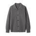 Autumn Trendy Fashion Casual Versatile Men's Exquisite Lapel Solid Color Loose Long Sleeve Knitted Cardigan Sweater_viptrois.com