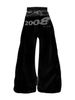 2026 Popular Hot Sale Gothic Fashion Street Trend Horn Fake Two-piece Trousers Winter European And American New Clothing_viptrois.com