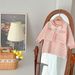 Mother & Kids Children's Sweater Skirt Bow Two Piece Set Long Sleeved Cardigan Fashionable Sweater Skirt_viptrois.com