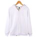 2026 Men's Solid Color Blank Zipper Sweater, Male And Female Couples Fleece Cardigan Hooded Jacket_viptrois.com