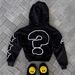 Retro Y2K Zip-Up Hoodie - Oversized Streetwear Pullover With Trendy Print, Unisex Casual Wear_viptrois.com