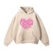 Men's Oversized Drop Shoulder Velvet Letter Print Sweatshirt - Soft Cotton Streetwear Pullover Hoodie For Casual Comfort_viptrois.com