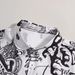 CT Fashion Short Sleeve With Graffiti Print Digital Printing Polyester Men's Shirt Summer 2025 New Model_viptrois.com