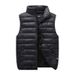 Men's Clothing Vest Stand Collar Cotton Jacket Vest Jacket Down Cotton Vest Waistcoat_viptrois.com