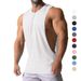 Men's Slim Fit Sleeveless Vest - Breathable Polyester Blend, Moisture-Wicking, Quick-Dry, For Gym, Running & Casual Wear_viptrois.com