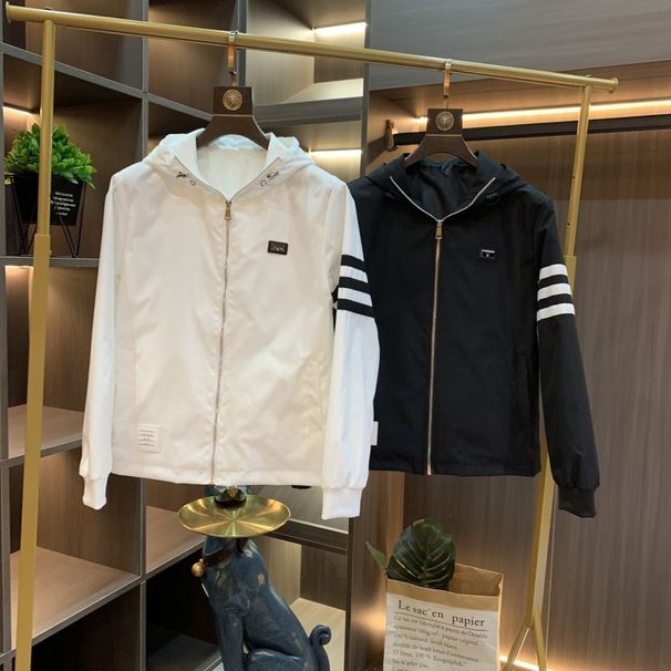 Autumn New Jacket Slim Fit Hooded Casual Versatile High-end Hoodie Men's Fashion Internet Celebrity Style Out Of Stock_viptrois.com