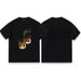 2024 Summer New Pi Shuai Chao Brand Printed Loose Casual Pure Cotton Short Sleeved T-shirt Versatile Top For M And_viptrois.com